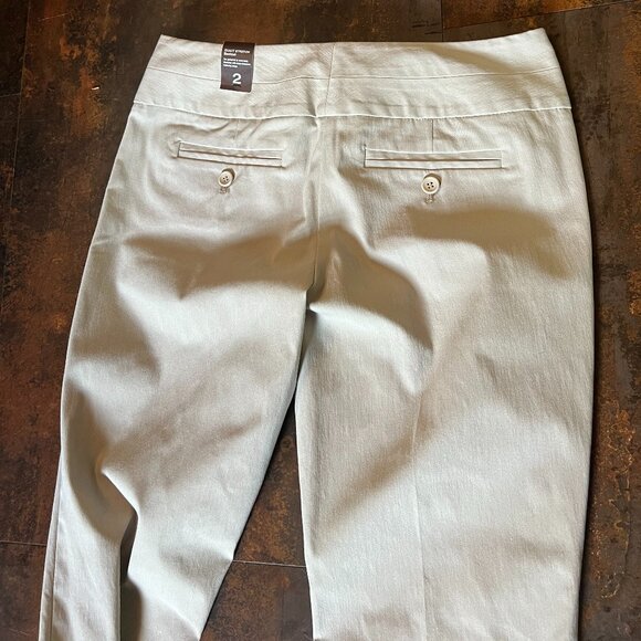 NWT The Limited Beige Exact Stretch Bootcut Pants, Size 2 - Picture 9 of 10